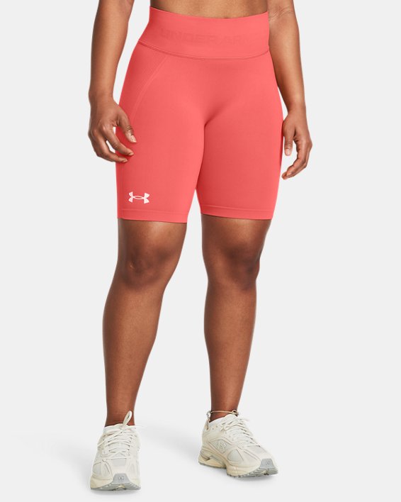 Women's UA Train Seamless Shorts, Pink, pdpMainDesktop image number 0